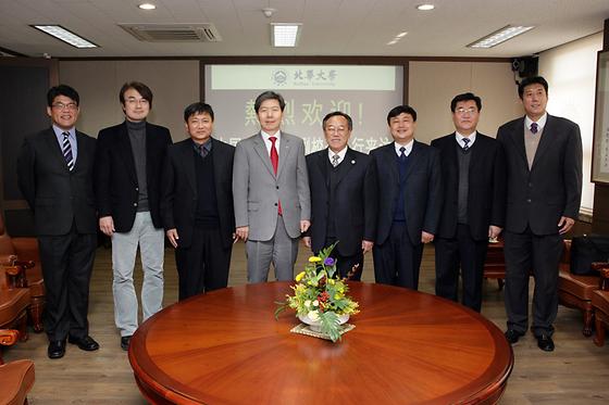 베이화대(北華大) 부총장 일행 접견(2010-11-30)